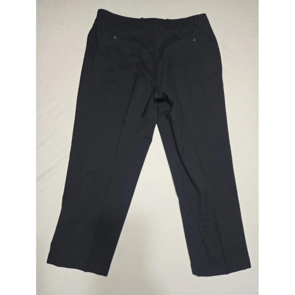 Lauren Ralph Lauren Total Comfort Mens‎ 38x32 (38x27 Hem) Navy Wool Dress Pants